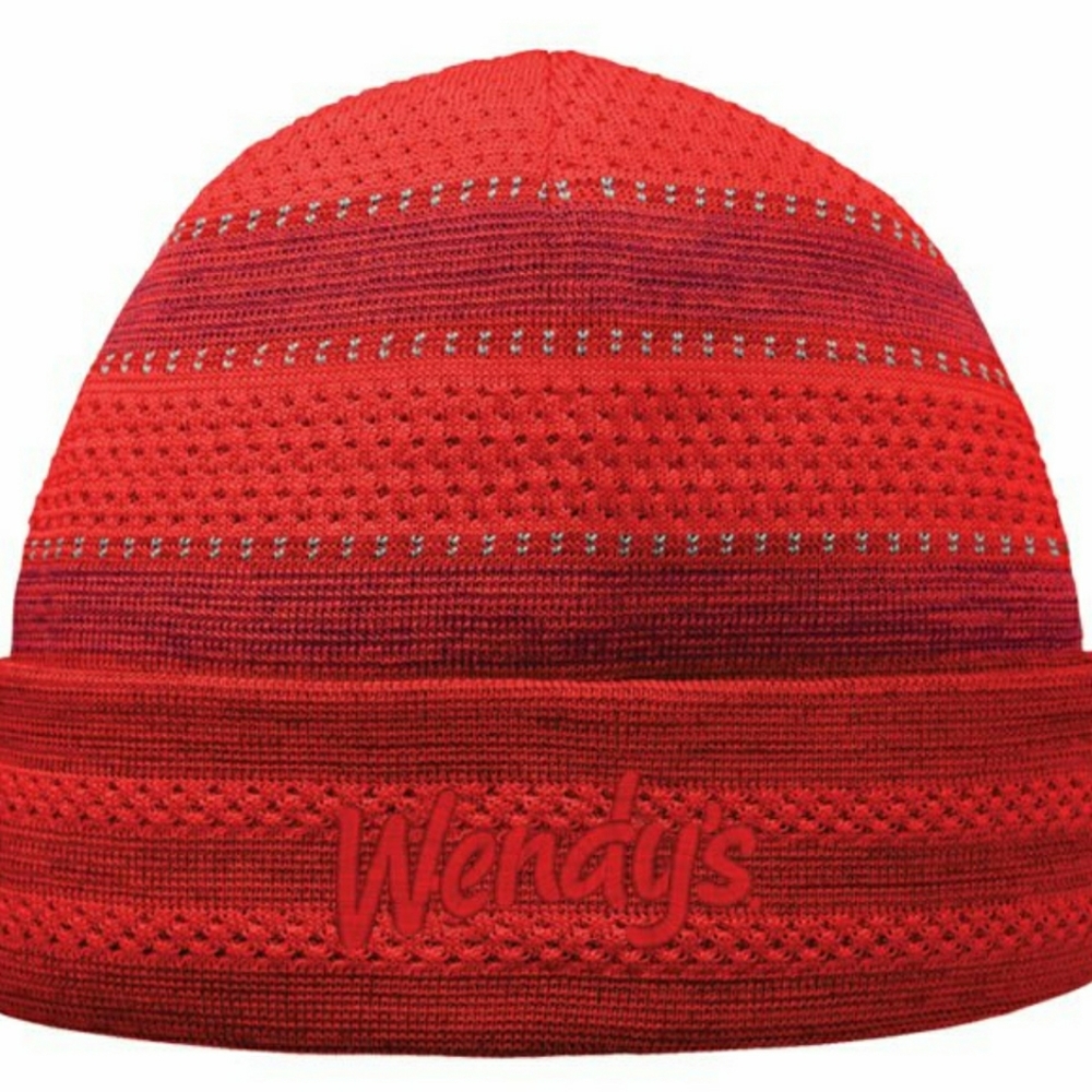 Wendy'$ Red Hat Blk Hat & Gloves...